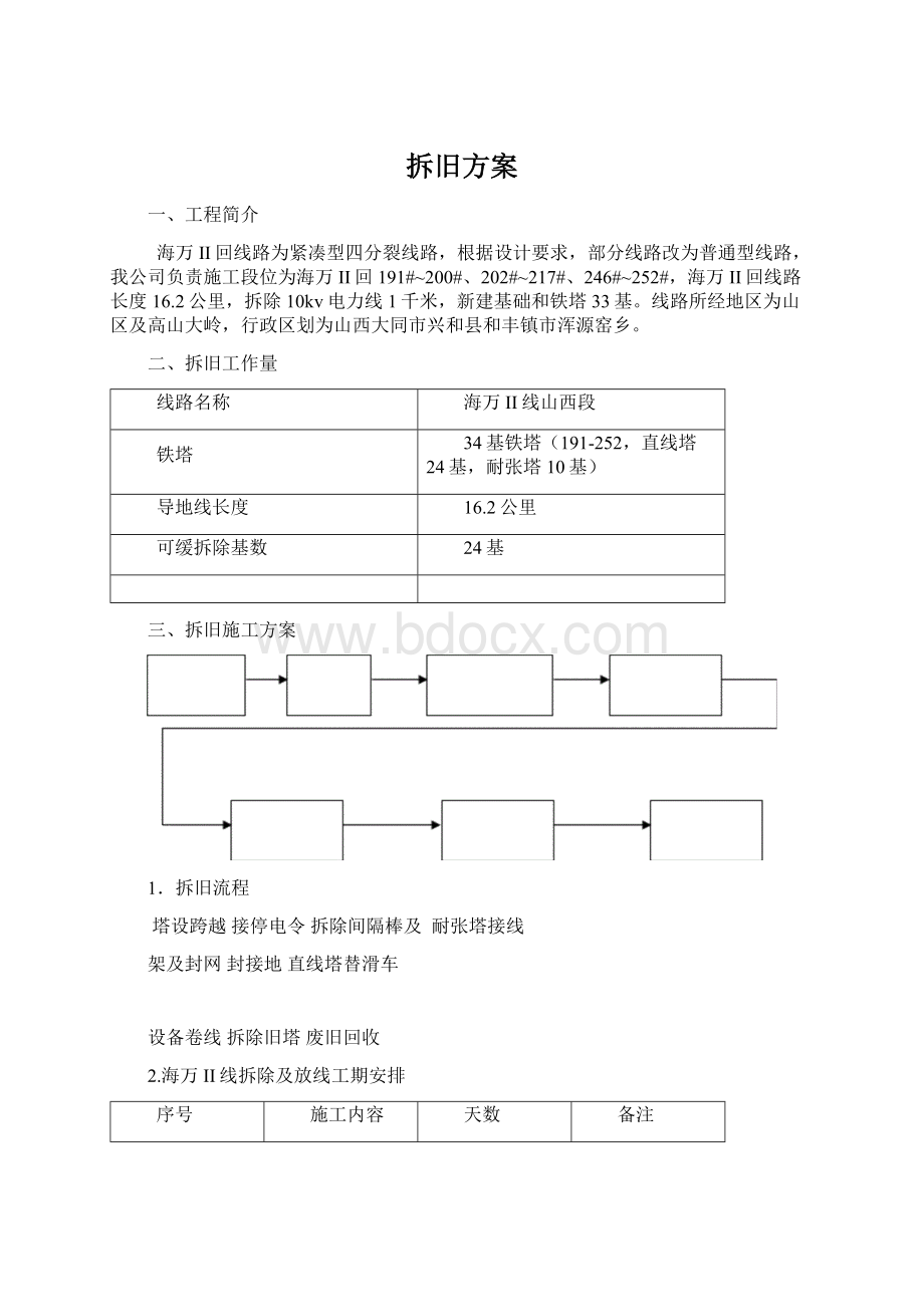 拆旧方案Word下载.docx