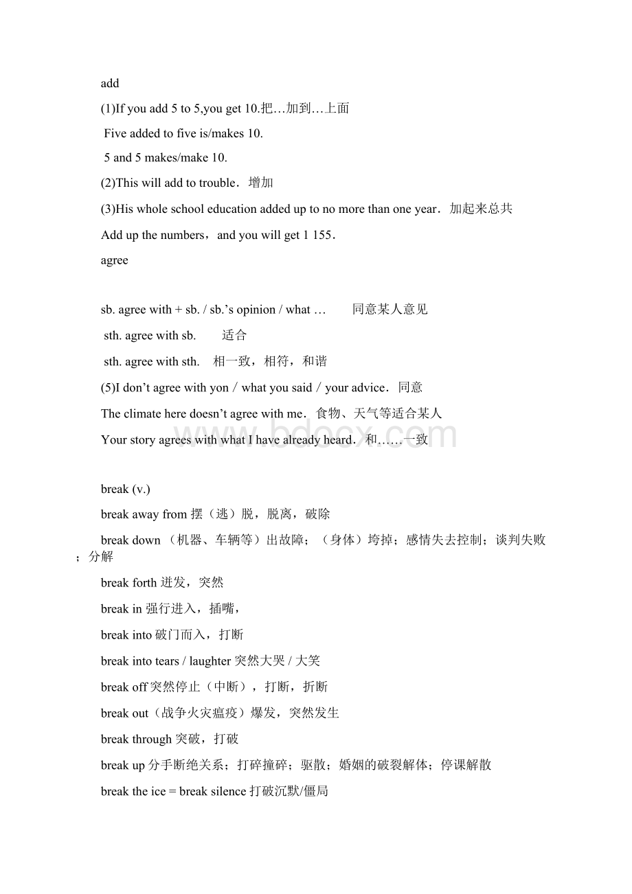 高考英语动词短语押题卷绝密版文档格式.docx_第2页