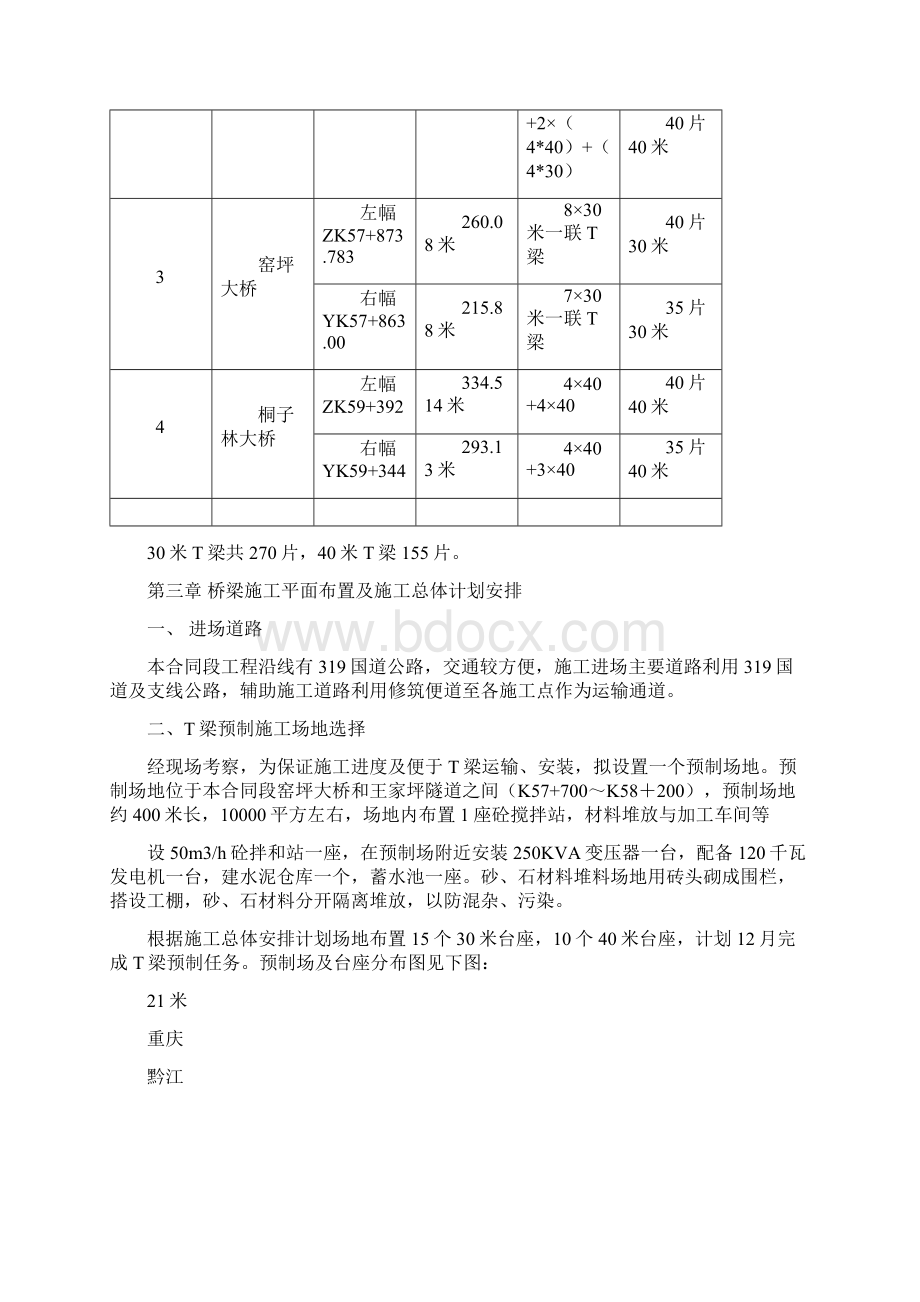 黔江至彭水段D16桥T梁预制施工组织设计.docx_第3页