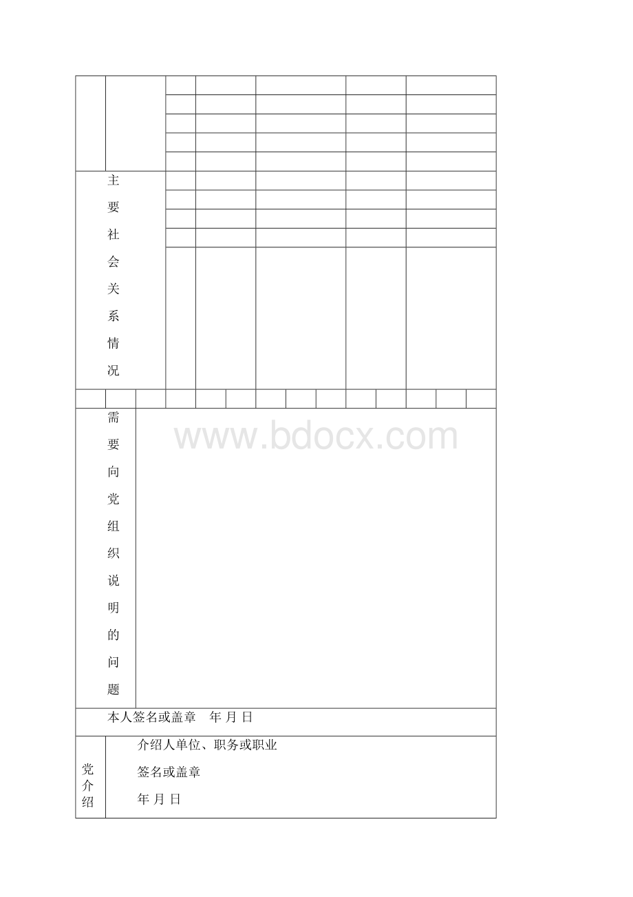 入党志愿书空白完整.docx_第3页