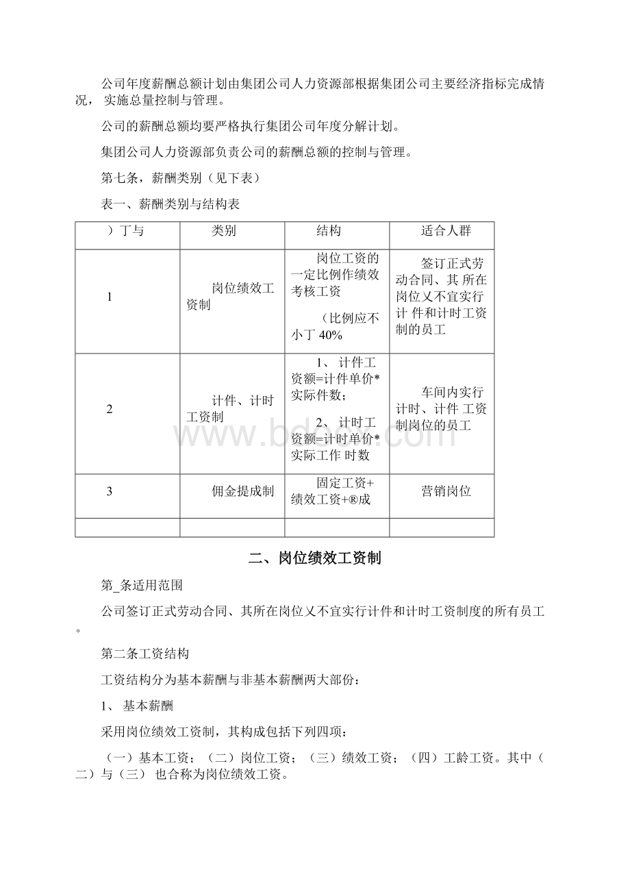 电缆厂薪酬管理制度初创期Word下载.docx_第2页