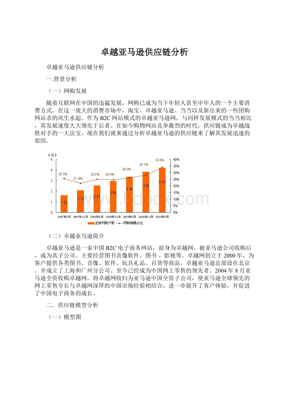 卓越亚马逊供应链分析Word文档下载推荐.docx