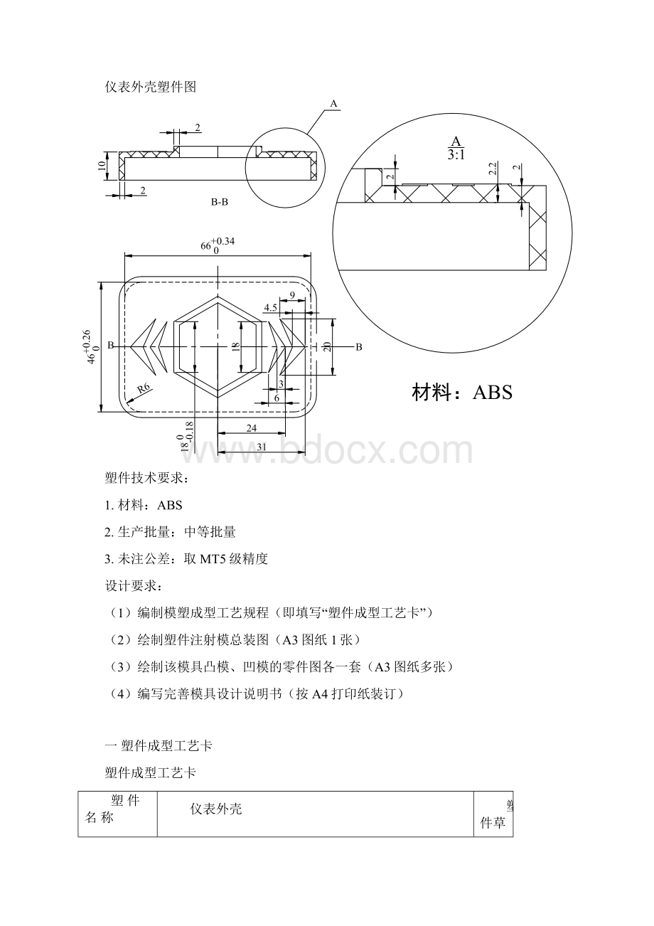 仪表外壳塑料模设计.docx_第2页