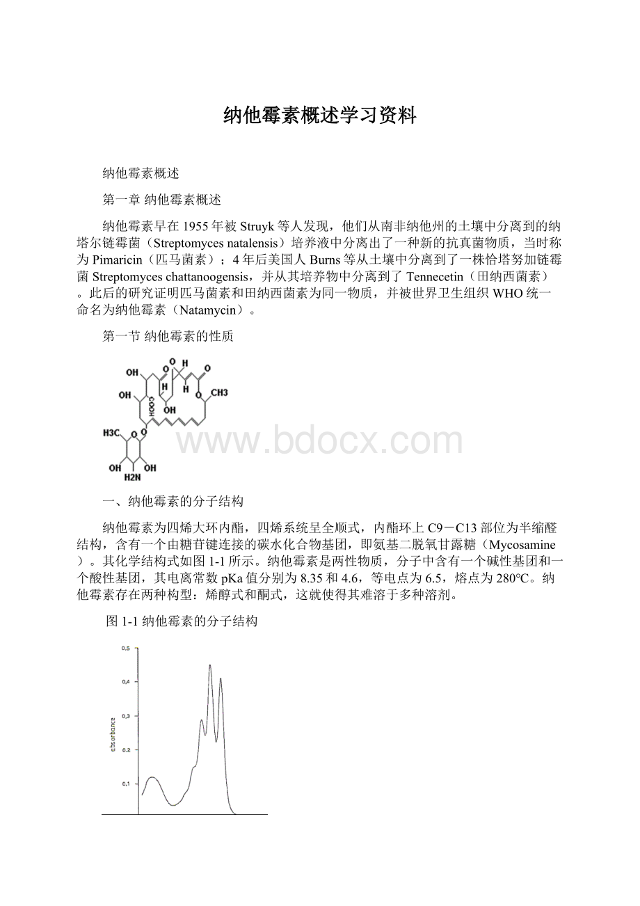 纳他霉素概述学习资料Word文件下载.docx