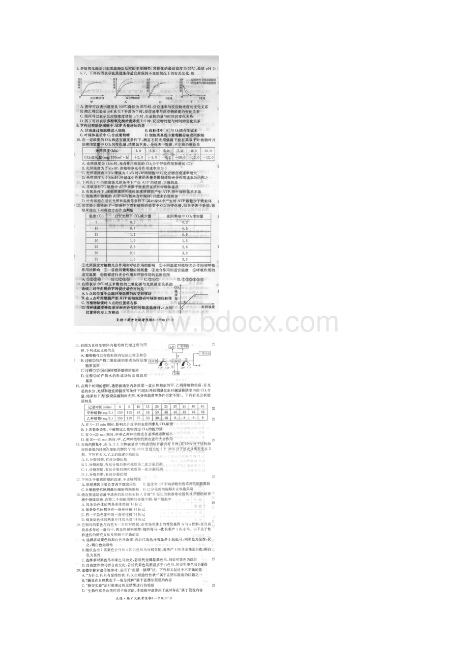 湖南省长沙市一中届高三上学期第二次月考Word文件下载.docx_第2页