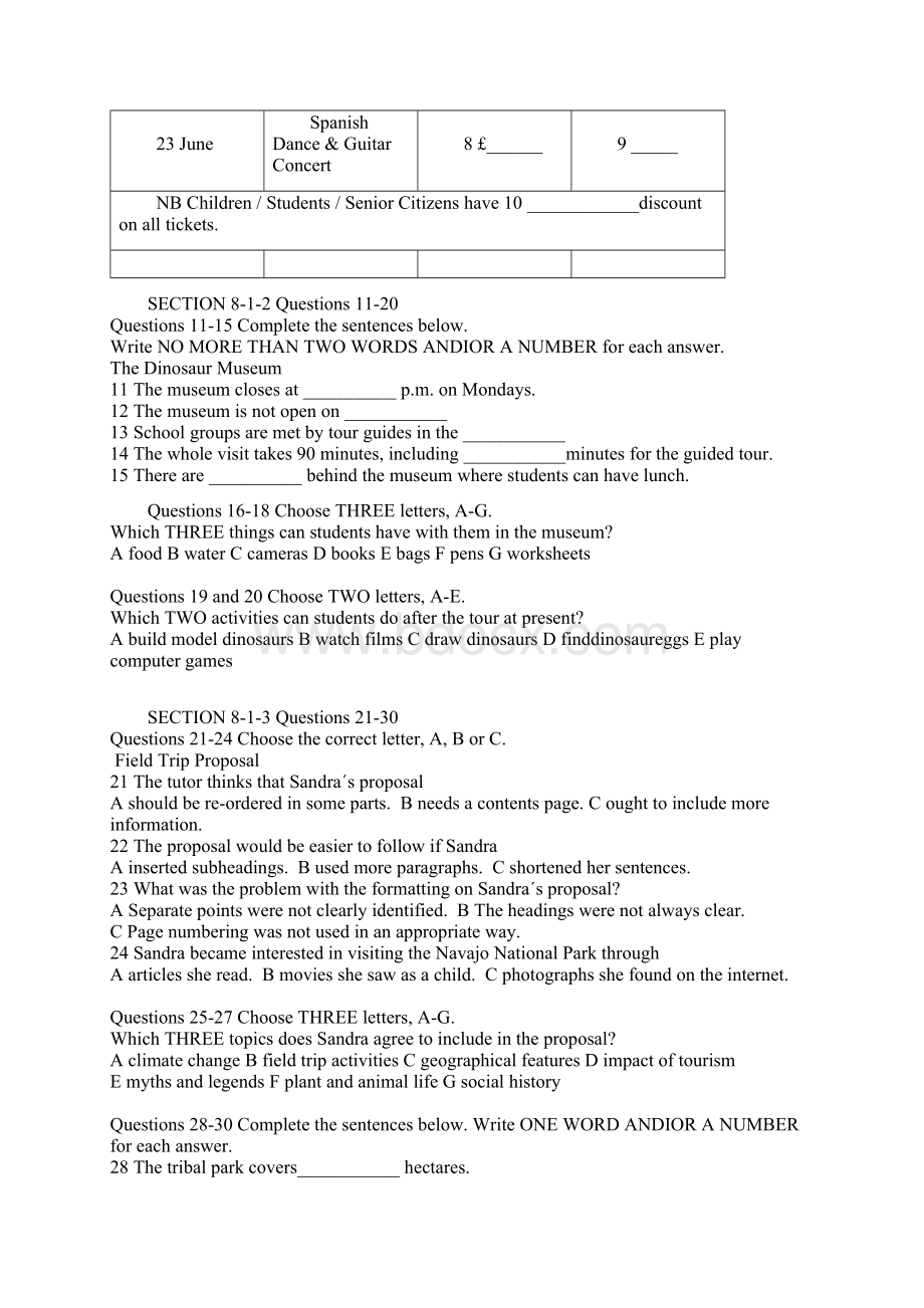 雅思8听力考试超级紧凑可编辑版.docx_第2页