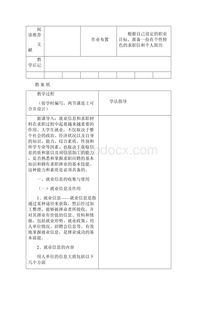 就业信息与招聘材料教案Word文档下载推荐.docx_第2页