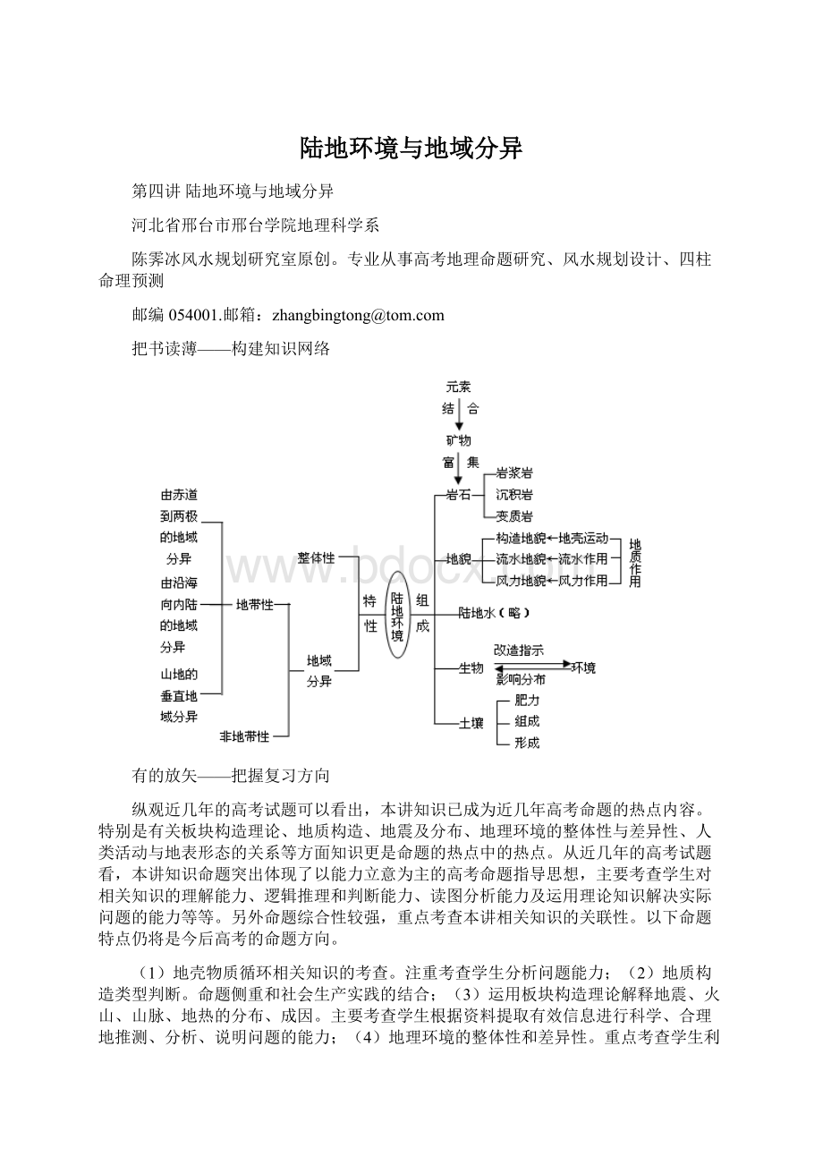 陆地环境与地域分异.docx_第1页