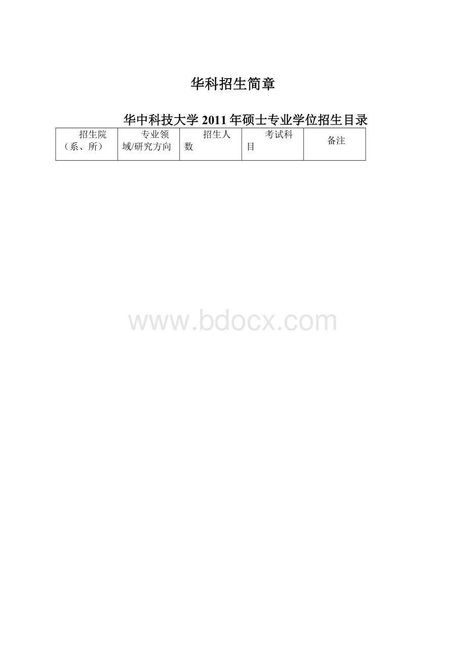 华科招生简章.docx_第1页