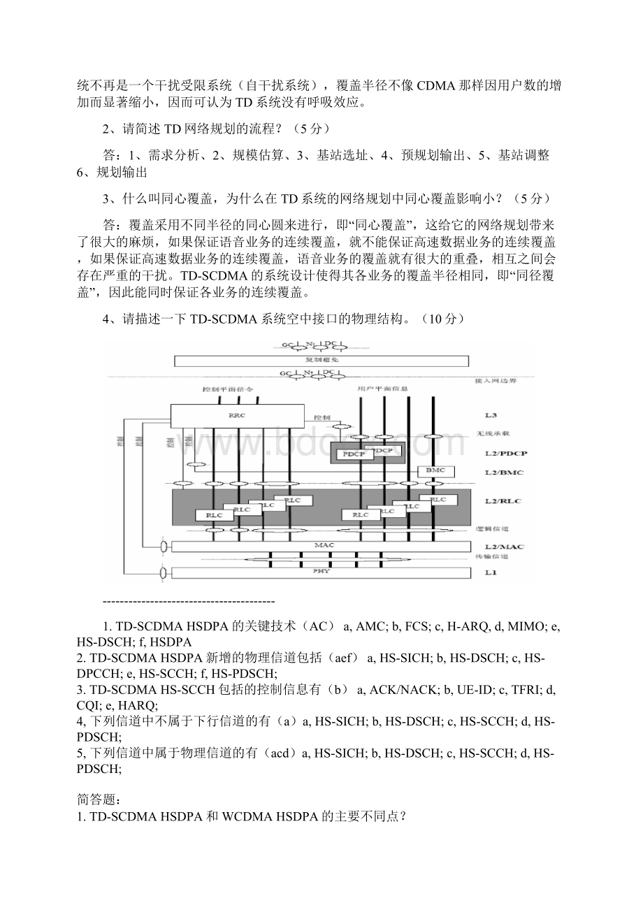 TDSCDMA考试试题.docx_第3页