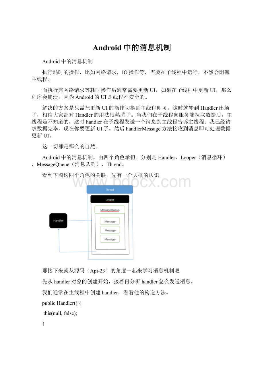 Android中的消息机制.docx