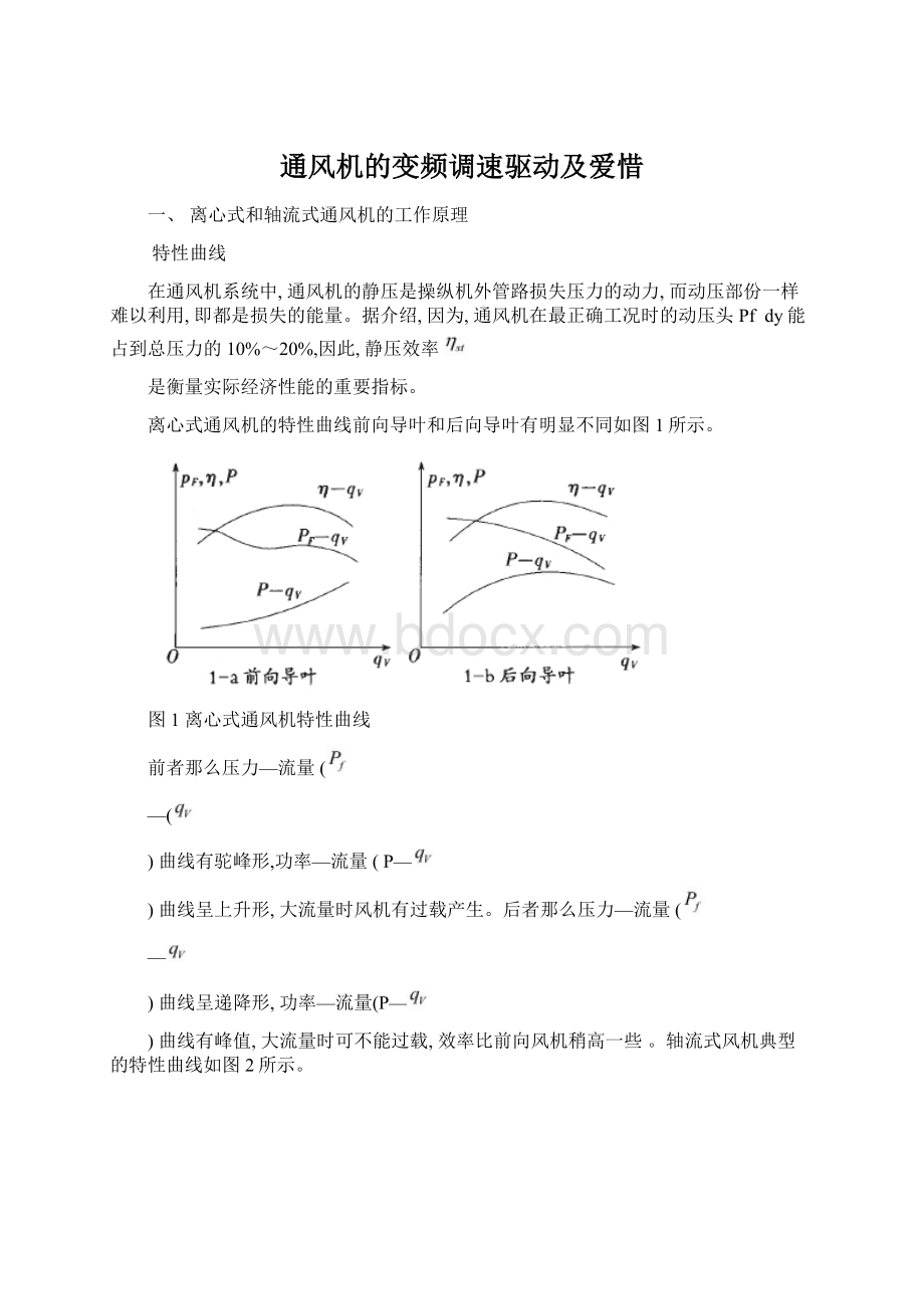 通风机的变频调速驱动及爱惜Word格式.docx_第1页