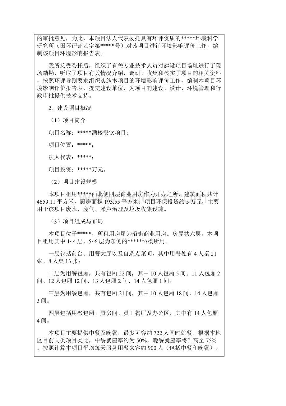 环评爱好者论坛酒楼项目Word下载.docx_第3页