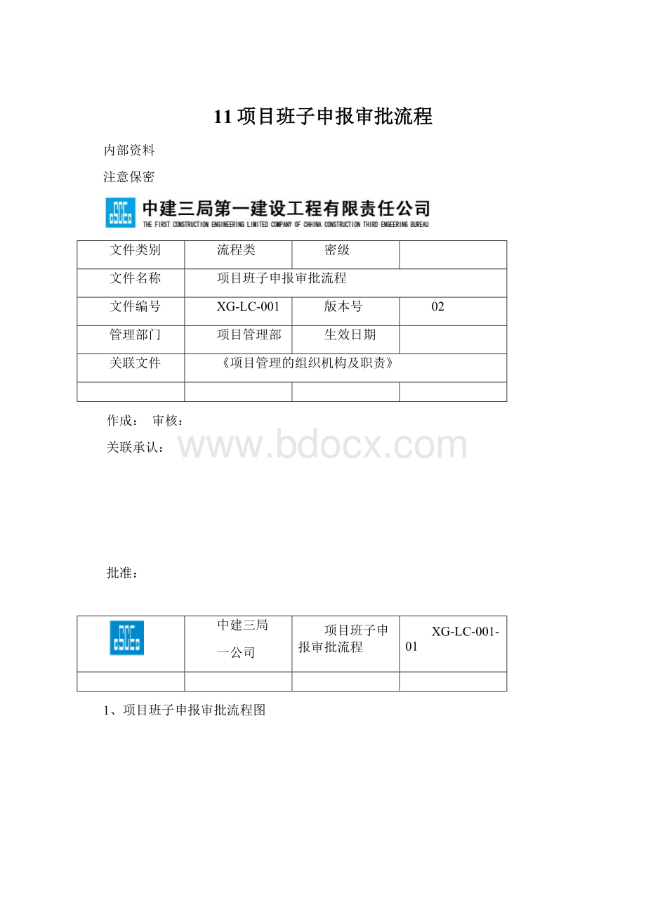 11项目班子申报审批流程Word文件下载.docx_第1页