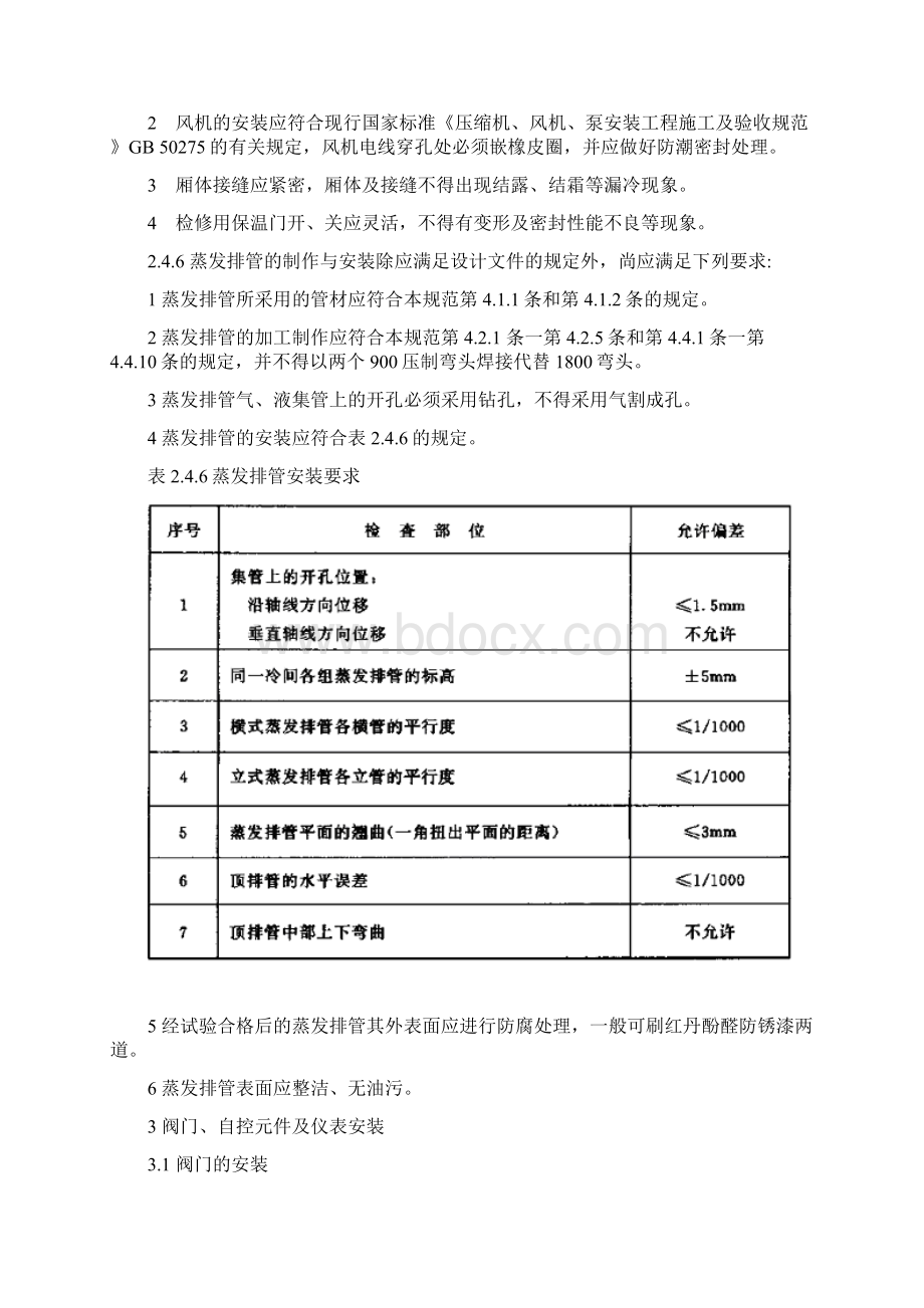 氨制冷系统安装工程施工及验收规范Word格式文档下载.docx_第3页