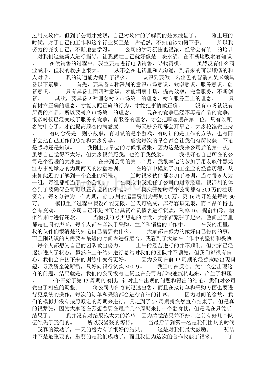 软件实习报告范文文档格式.docx_第3页