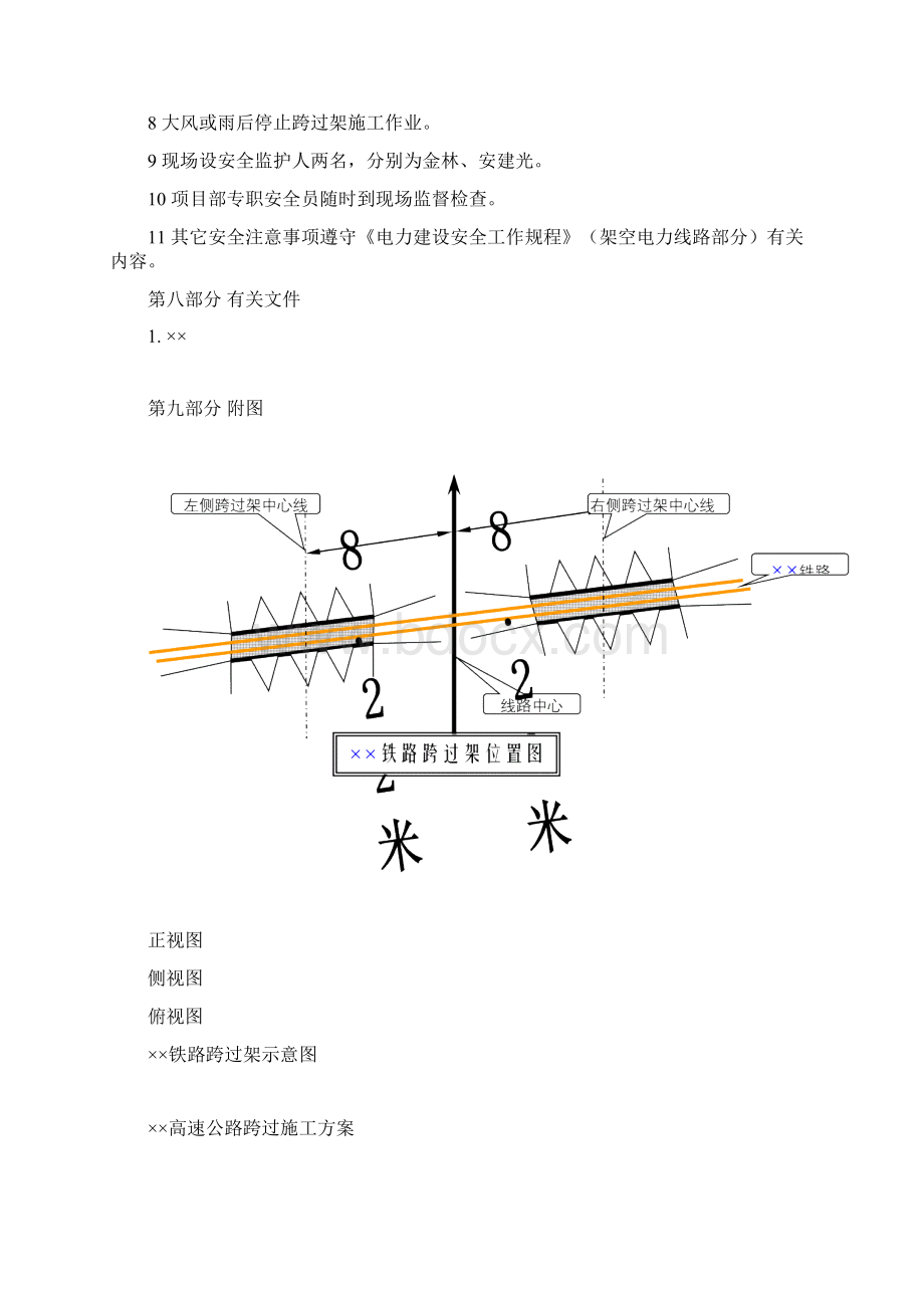 500千伏输电线路铁路和高速公路跨越施工方案文档格式.docx_第3页