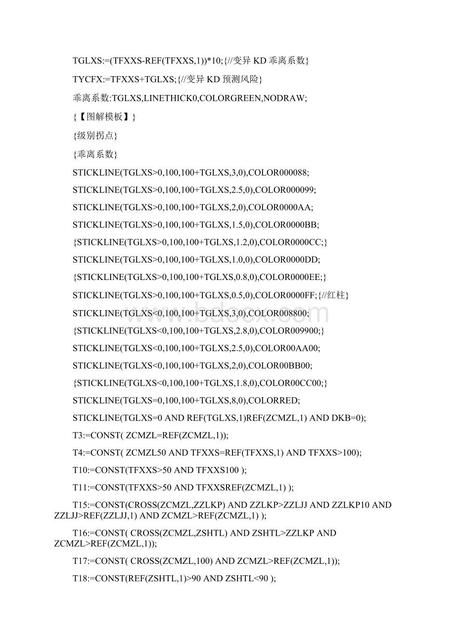 最牛通达信量化副图指标公式源码文档格式.docx_第2页