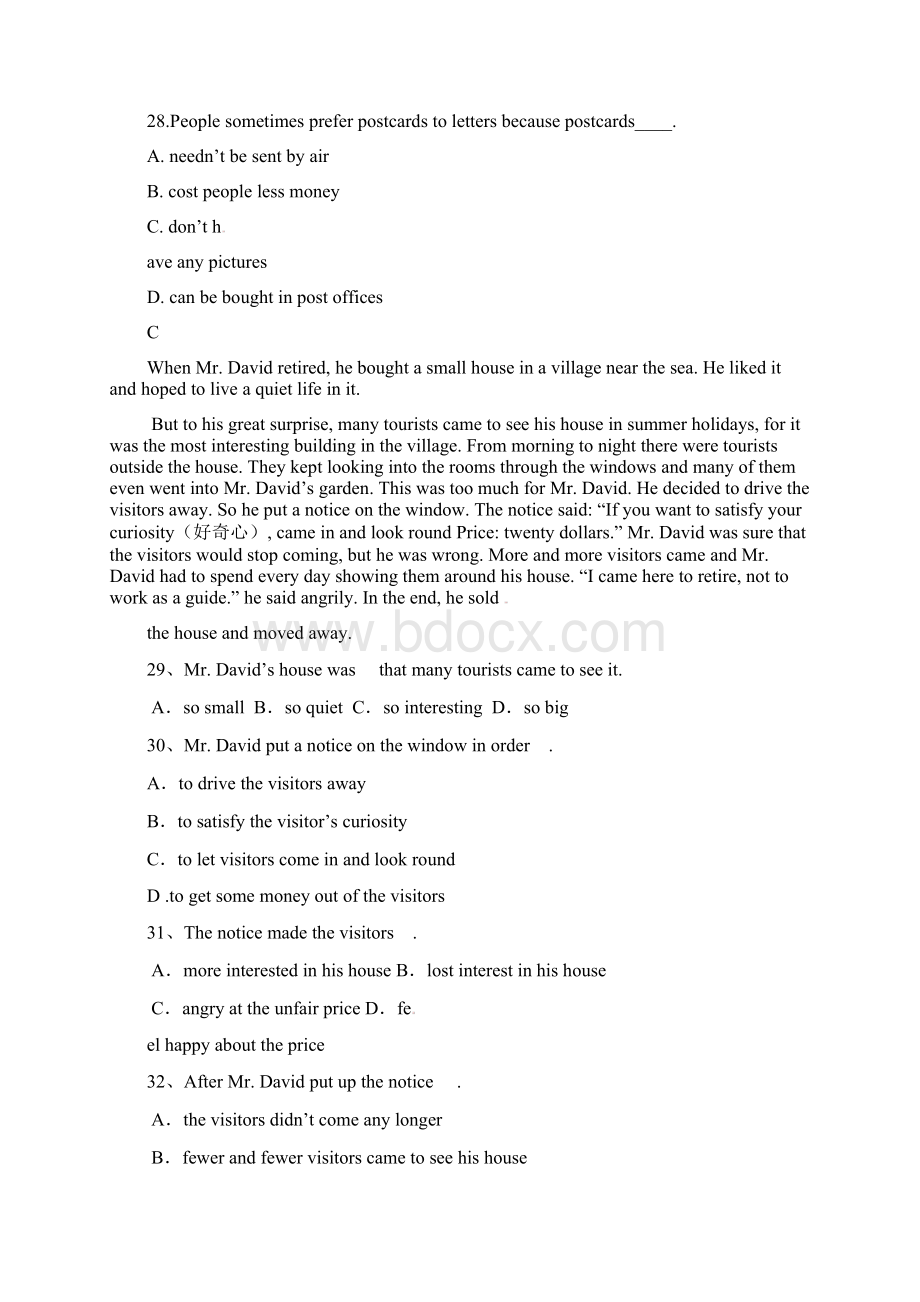 高二英语上学期期中试题30.docx_第3页