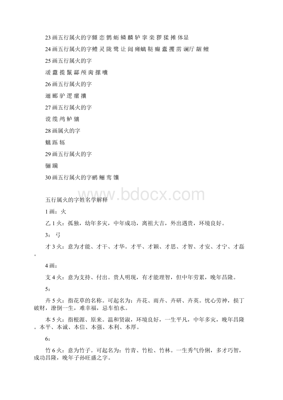 五行属火字大全及含释义Word格式文档下载.docx_第3页