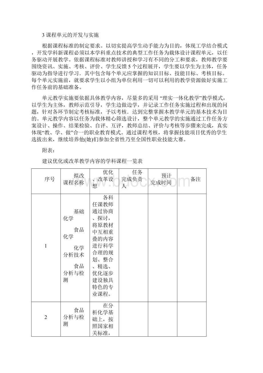 专业课程体系设置及学科课程教学内容改革方案.docx_第3页