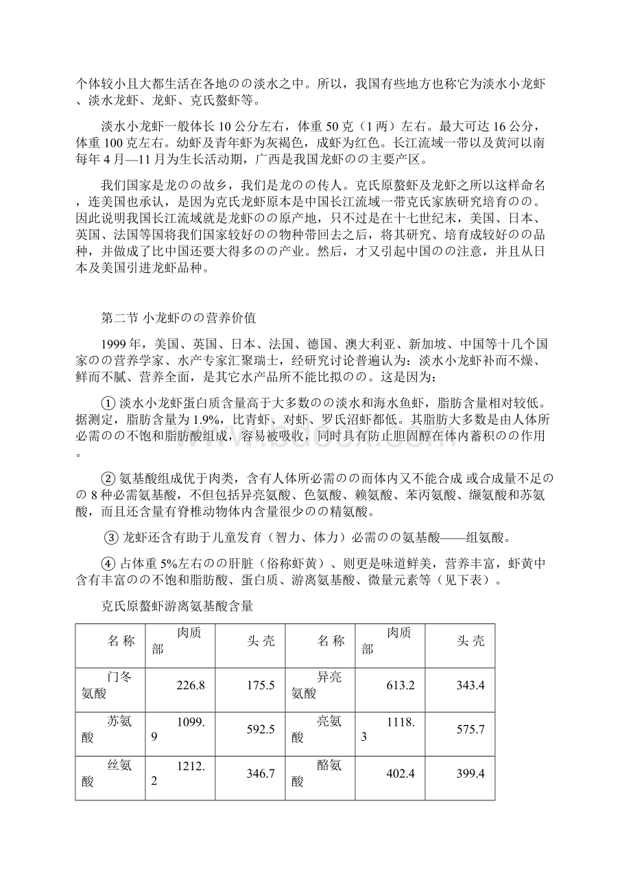 淡水龙虾养殖基地建设项目商业可行性报告Word文档下载推荐.docx_第3页