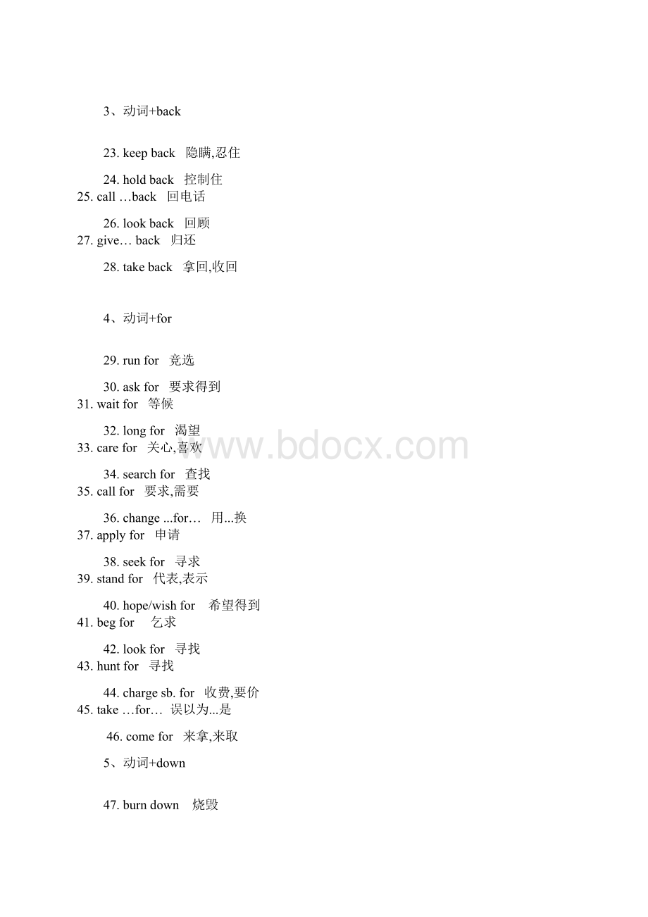 高中常用动词介词短语搭配包括动词加介词及速查高三英语.docx_第2页