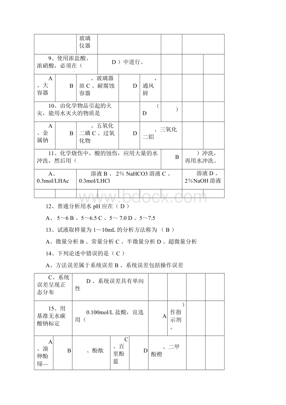 化学分析检测员考试题库完整.docx_第2页