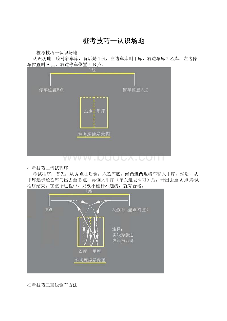 桩考技巧一认识场地.docx