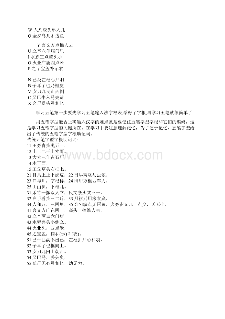 最经典的五笔输入法学习资料.docx_第2页