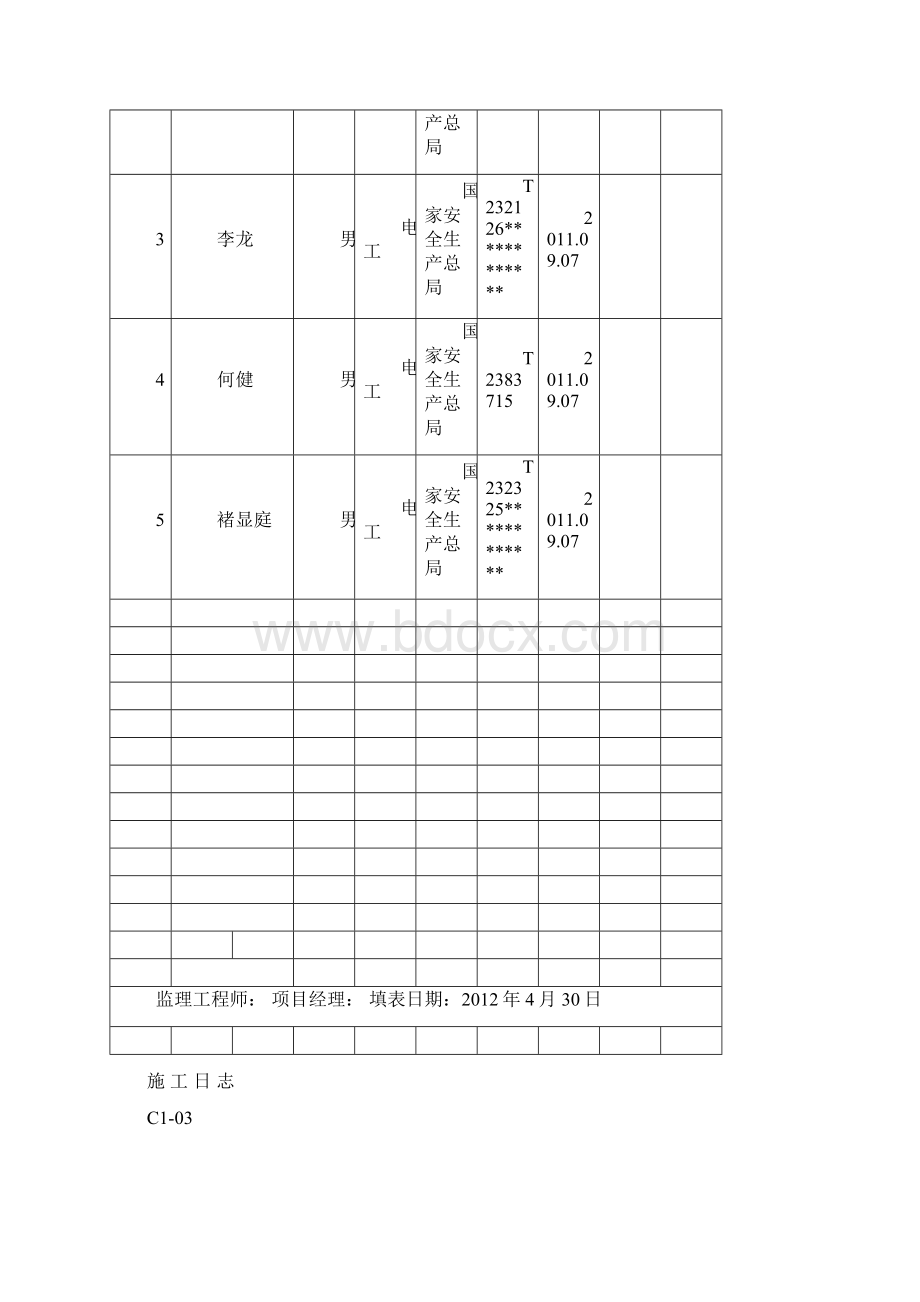 C类施工资料管理表格1Word格式.docx_第3页