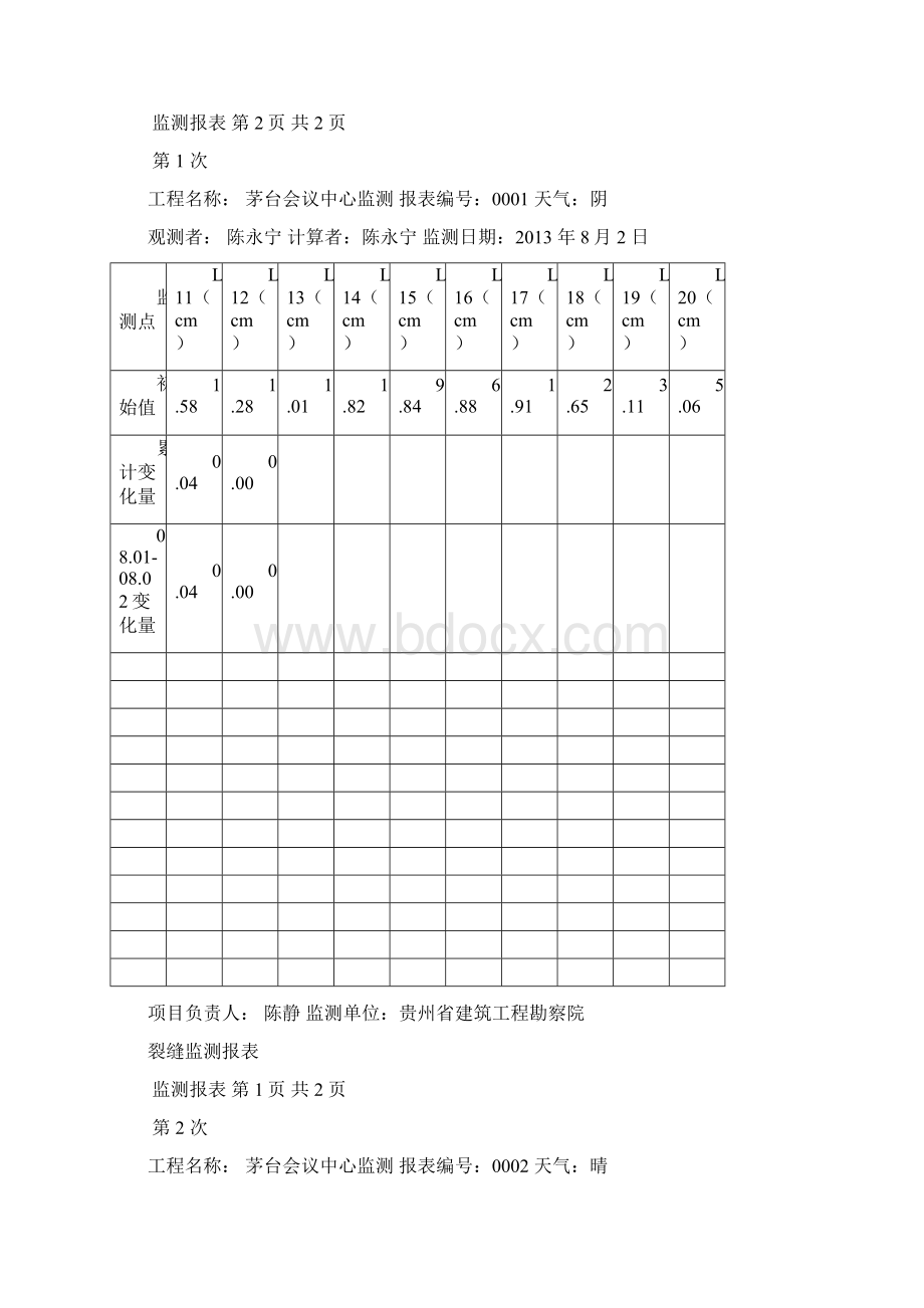 裂缝监测记录表.docx_第2页