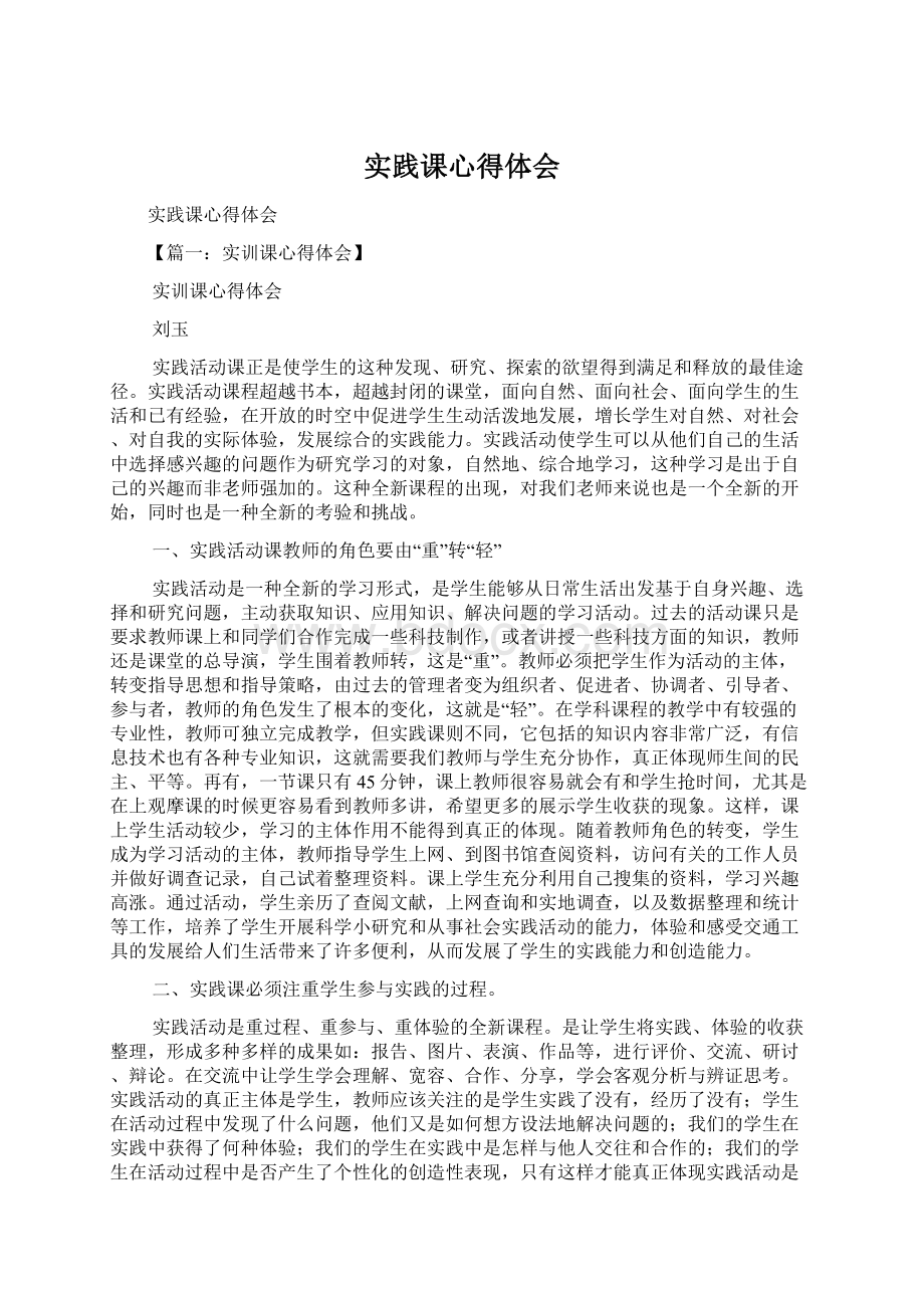 实践课心得体会文档格式.docx_第1页