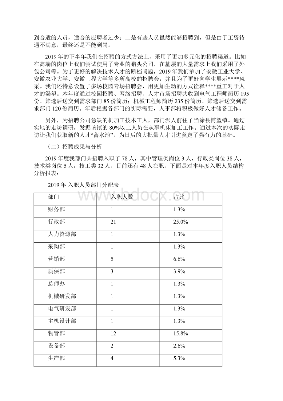 人力资源部度工作总结和工作计划Word格式文档下载.docx_第3页