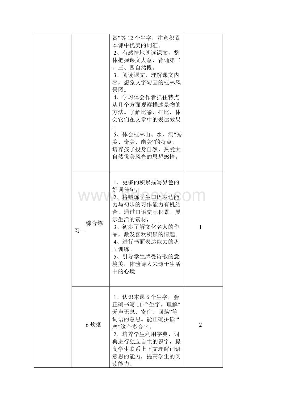 四年级上同步课程菜单Word格式.docx_第3页