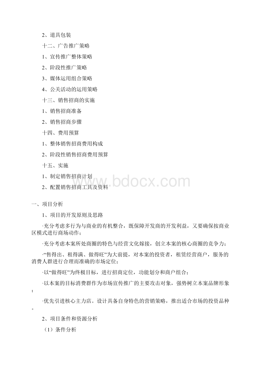 开封市通许县解放路商业休闲广场招商推广方案Word文件下载.docx_第3页