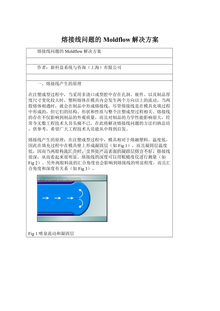 熔接线问题的Moldflow解决方案.docx_第1页