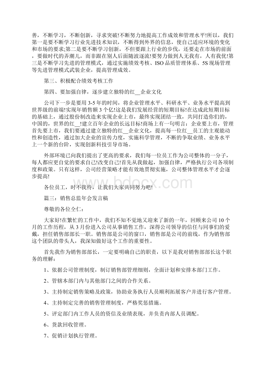 销售总监年会发言稿精选多篇.docx_第3页