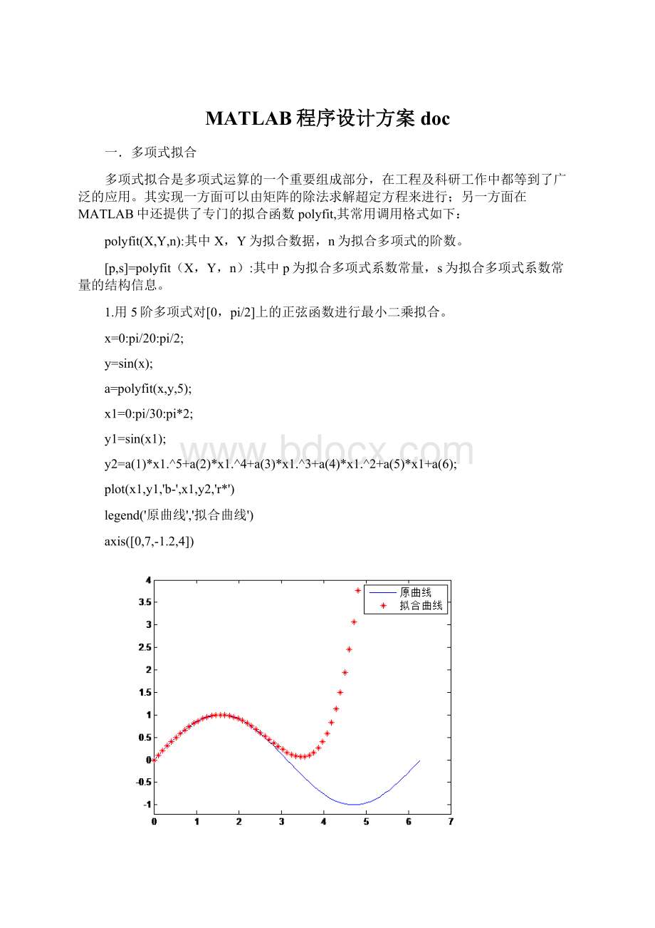 MATLAB程序设计方案docWord下载.docx_第1页