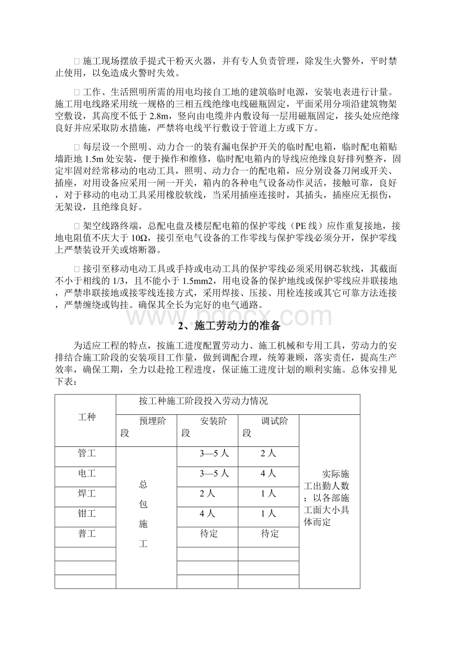 消防施工方案作业方案.docx_第3页