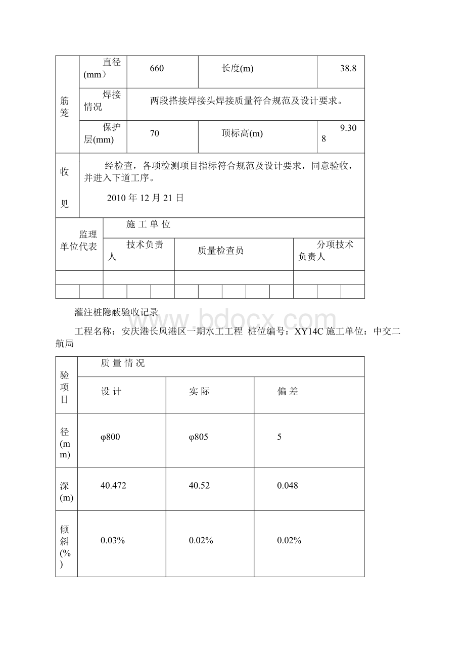 整理灌注桩隐蔽验收记录.docx_第2页