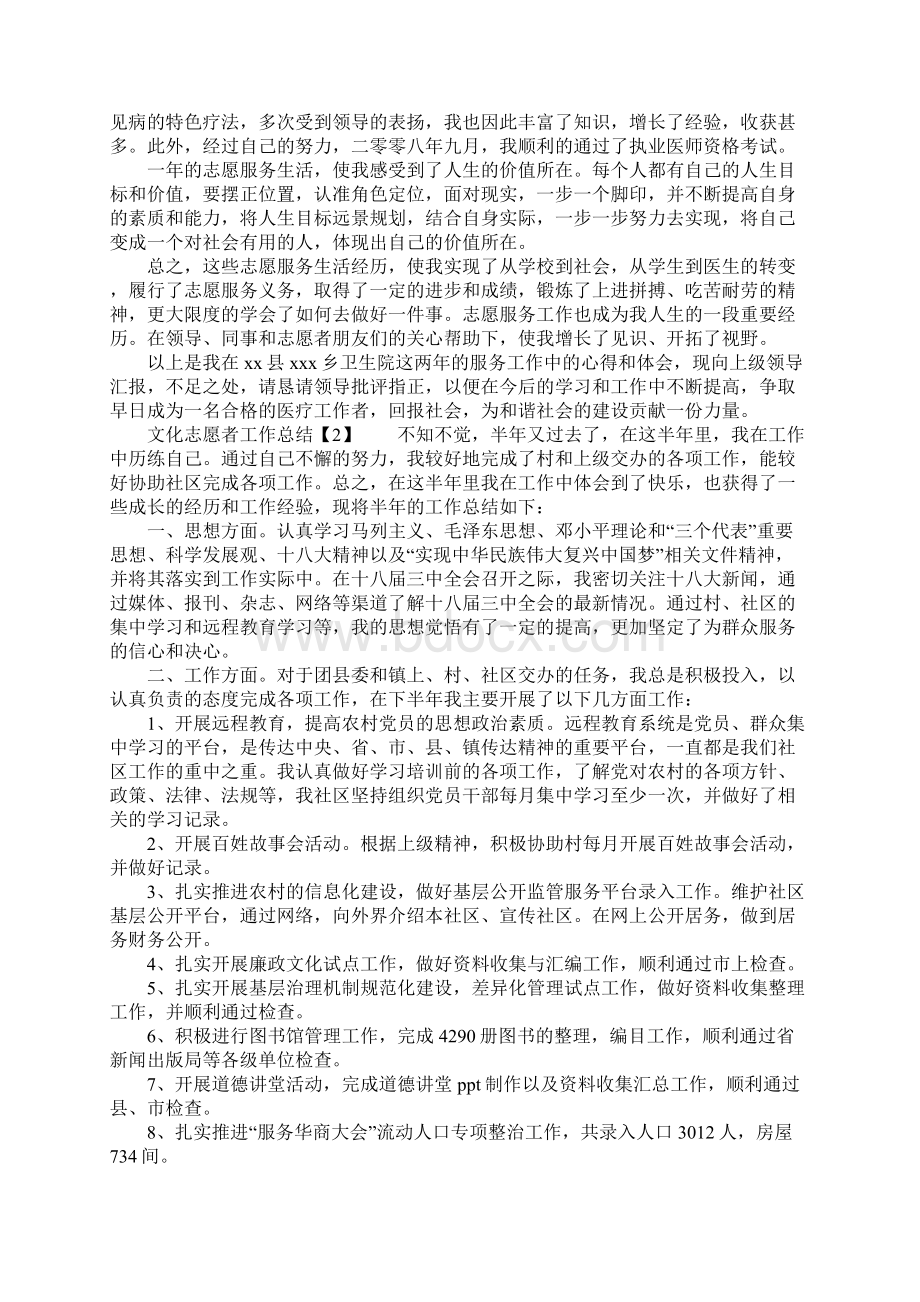 文化志愿者工作总结.docx_第2页