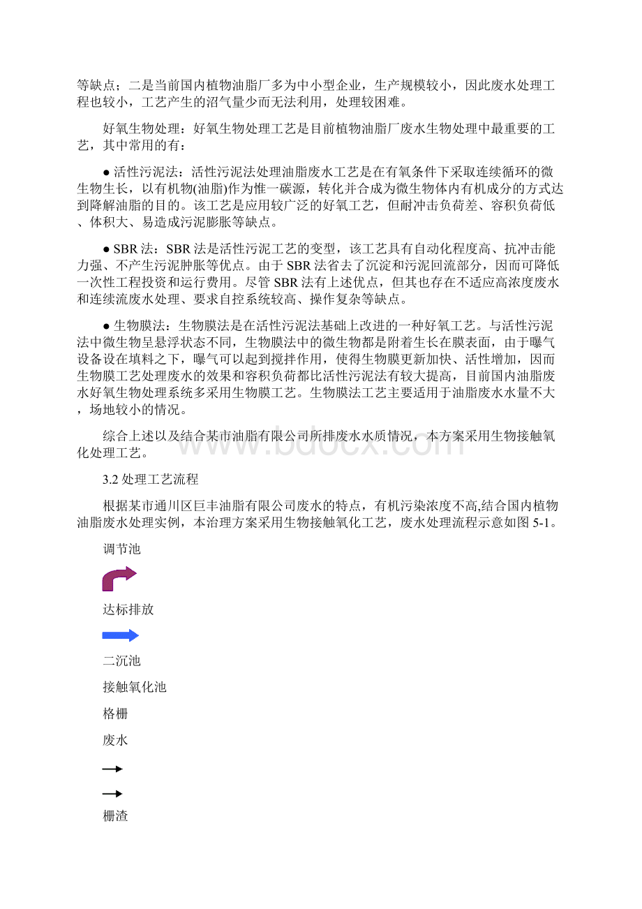 XX油脂厂污水处理工艺设计项目可行性方案.docx_第3页