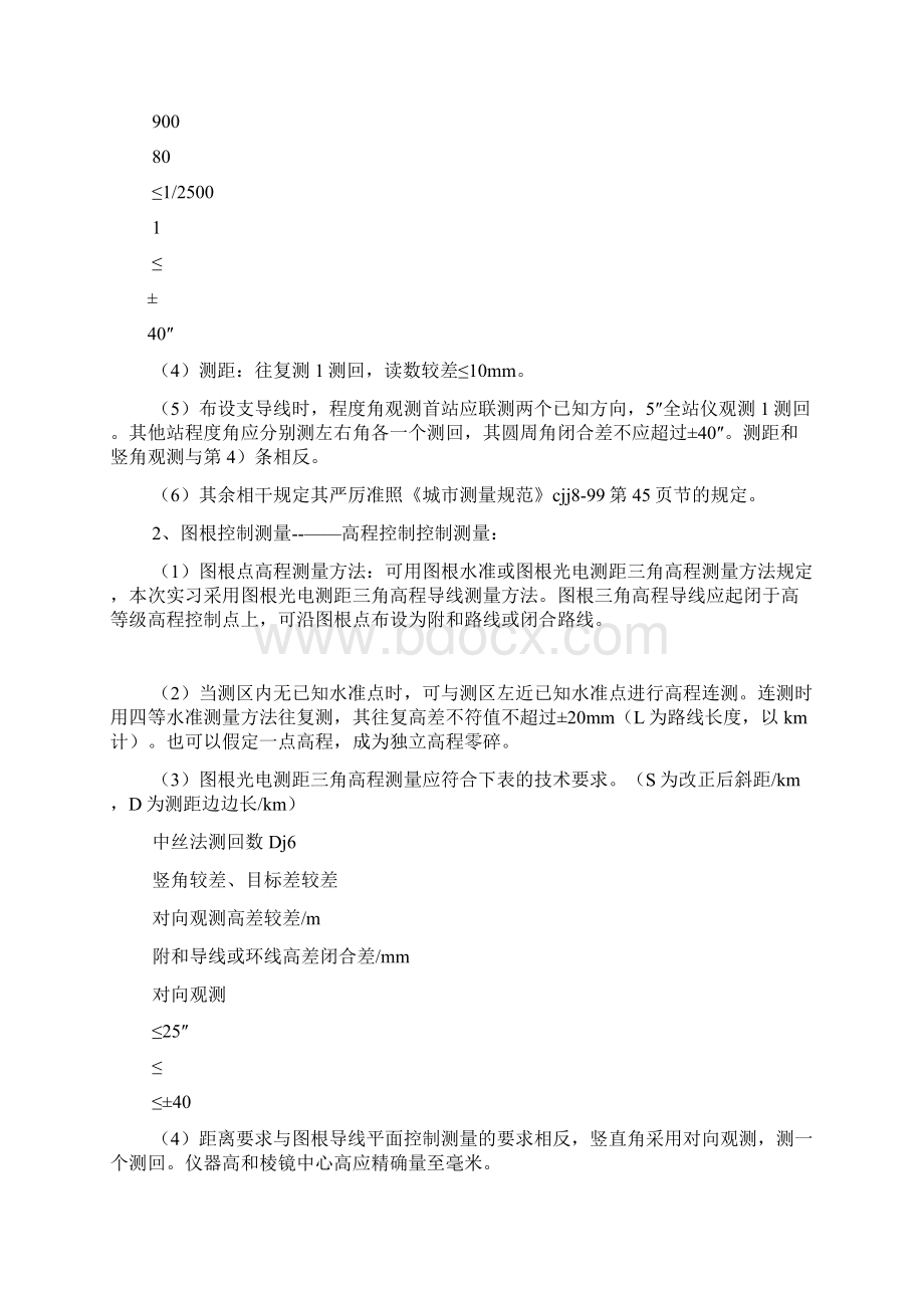 控制测量实习报告Word下载.docx_第3页