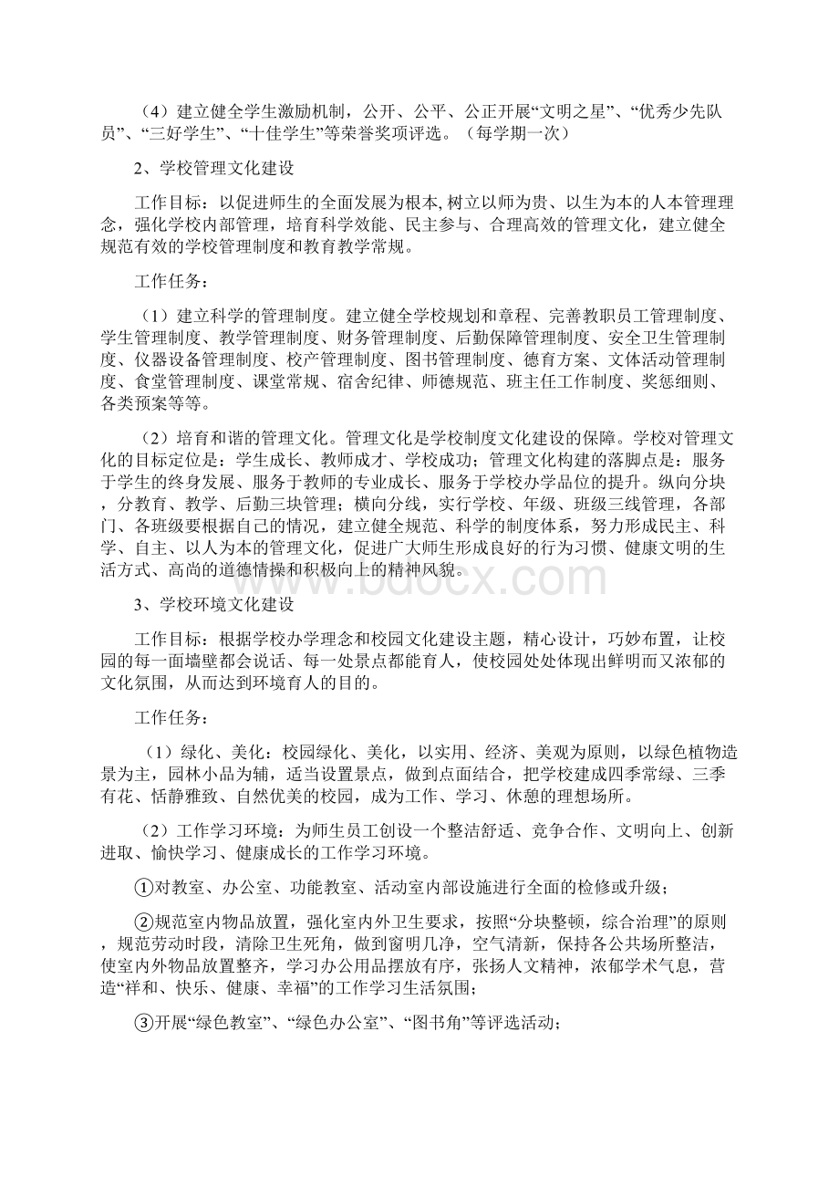 学校文化建设工作方案Word文件下载.docx_第3页