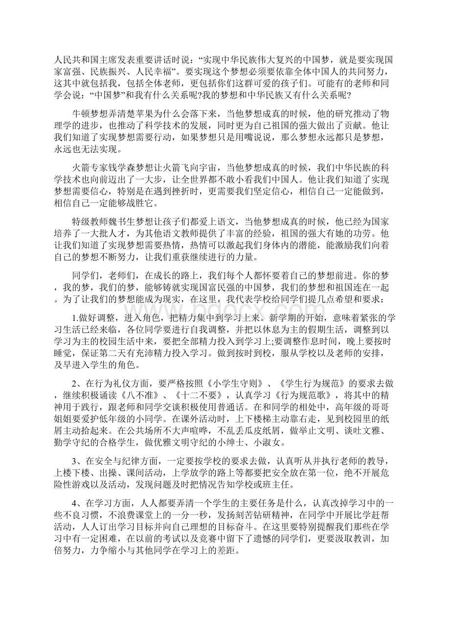 乘着梦想的翅膀演讲稿范文5篇.docx_第3页