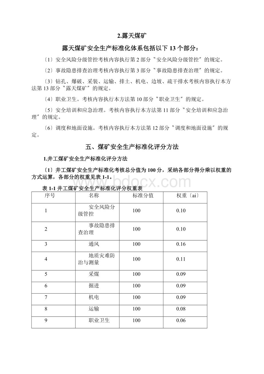 煤矿安全生产标准化基本要求及评分方法DOCX 138页.docx_第3页