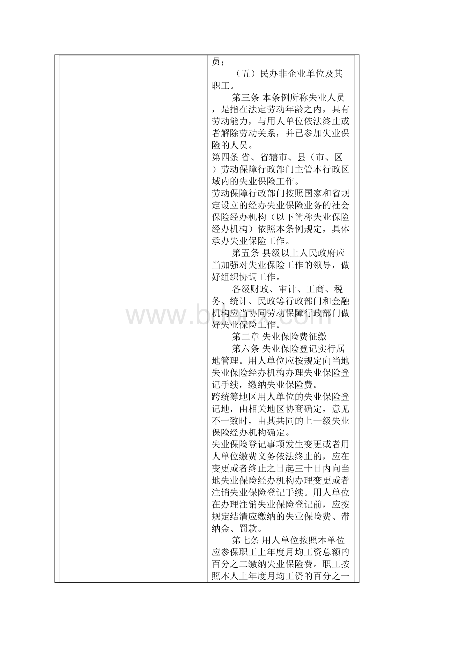 河南省失业保险条例文档Word格式文档下载.docx_第3页