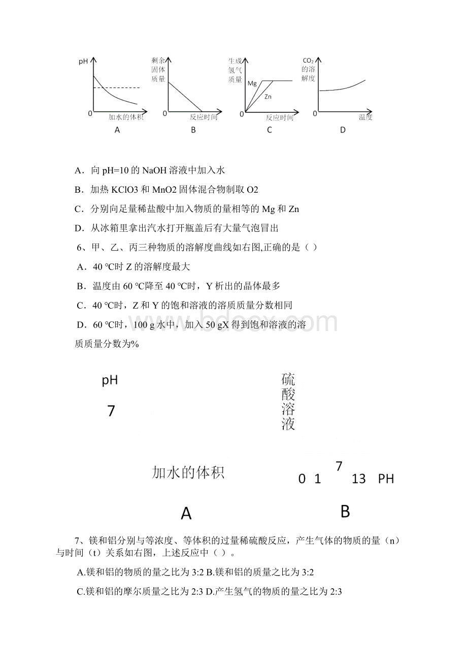 中考化学选择题专题分类汇总.docx_第3页