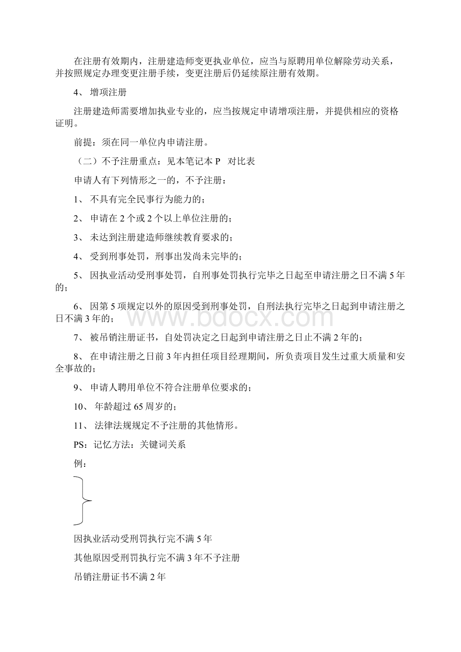 二级建造师知识点及部分考题.docx_第2页